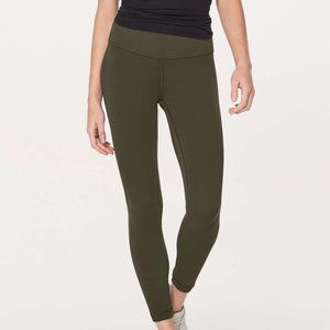 NEW lululemon Align Pant 28" Size 2 Dark Olive